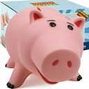 PHOCAS Piggy Bank, Cute Pink Plastic Coin Bank for Girls and Boys, Unbreakable Pig Money Bank for Xmas Christmas Birthday Gift