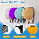 24 Pack Adhesive Hat Rack for Wall, Hat Organizer for Baseball Caps, Strong Multi-Purpose Hat Hooks, Hat Holder Hanger on Wall, Door, Closet, No Drilling (Black)