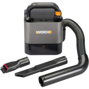 WORX WX030L 20V Power Share Cordless Cube Vac Compact Vacuum, Black