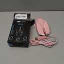 MageGee G10 Gaming Mouse Wired, 7 Colors Breathing LED Backlit Gaming Mouse, 6 Adjustable Speeds, Ergonomic Optical Computer Mouse with 7 Buttons for Windows PC Gamers (pink)