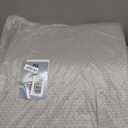 Bedluxe Wedge Pillow, 10 inch Bed Wedge Pillow for Headboard, Pillow Wedge for Acid Reflux Relief, Sleeping, Back Pain Relief, Snoring, Triangle Pillow Wedge, White/Grey