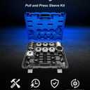 40Pcs Pull and Press Sleeve Kit, Bushing Press Kit for Most Engine Cars
