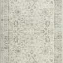 LIVEBOX Washable 2.5x8 Runner Rugs for Entryway Bathroom, Boho Kitchen Floor Mats Long Rug Runners for Hallways Non Slip, Farmhouse Low-Pile Carpet Runners for Laundry Room, Taupe
