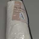 Pinch Pleated Linen Curtains 90 Inches Long for Living Room Cream Ivory Light Filtering Pinch Pleat Hooks Rings Back Tab Neutral Boho Farmhouse 90 Inch Curtain Drapes for Bedroom Window 1 Panel (Natural)