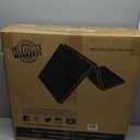 ProSource Tri-Fold Folding Thick Exercise Mat 6x2 with Carrying Handles for MMA, Gymnastics, Stretching, Core Workouts (Blue)