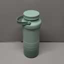 Momcozy 22oz Portable Breast Milk Cooler for Outdoor, Life Saver with 360 Total Cooling for 24 Hours, Larger Capacity Travel Breastmilk Chiller with 2pcs Baby Bottles for Breastmilk Storage (Green)