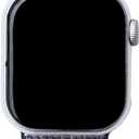 4th Generation Handmade Nylon Braided Boho Style Watch Strap for Apple Watch (44/45/46mm, Silver)