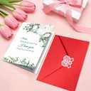 5 x TOYPOPOR Mother's Day Card, Happy Mother's Day Mom Gift, Father's Day Greeting Cards with Blank Cards, Envelopes, Stickers and Pens, Personalized Gift for Mom Dad Wife Husband from Daughter Son