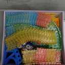 Ontel Magic Tracks Mega Set - 2 LED Race Cars and 18 ft. of Flexible, Bendable Glow in The Dark Racetrack - As Seen on TV