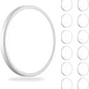 12Pack 3200lm LED Flush Mount Ceiling Light, Super Slim 12 inch Ceiling Light, 5000K LED Light for Bedroom, Living Room, Dining Room, Garage, Office, Warehouse (White)