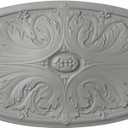 Ekena Millwork CM24X12MA Madrid Ceiling Medallion, Primed