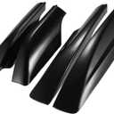 Upper/Roof Rack Rails End Cap Protection Cover Shell for Toyota RAV4 2006-2012 / Rails End Covers Shell Cap / 4 Pcs/Black Replace Parts
