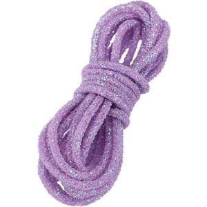 PATIKIL Sequins Rope, 5.5 Yard 6mm Sequins Rhinestone Tube Cord for Wedding Dresses Earring Costume Clothing Shoes Jewelry DIY Crafts Making Accessory, Light Purple