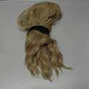 Blonde Wig Short for Kids Girls Wavy Wig with Bangs Child Flaxen Blonde Wigs Synthetic Cosplay Halloween Party Costume Wigs (Flaxen Blonde)