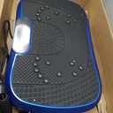 AXV Vibration Plate Fitness Platform Exercise Machine Vibrating Shaking Full Body Shaker Workout Vibrate Stand Shake Board Sport for Weight Loss Fat Burner for Gym Home Office
