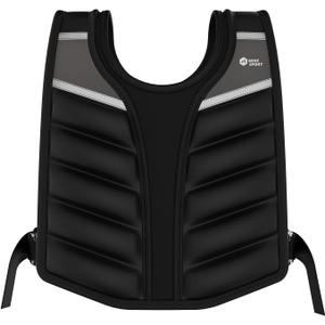 Weighted Vest Men Women,10lb Regular Weight Vest for Women Workout,Body Weight Vests with Reflective Stripe for Workout,Strength Training,Running,Walking,Weightlifting (Black)