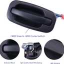 Rear Left Drive & Right Passenger Side Door Handles for 1999-2007 Chevy Silverado Suburban Tahoe Avalanche GMC Sierra Yukon Cadillac Escalade,Replaces 15721572, 15721571 Outside Handle