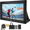 VEVOR 20FT Inflatable Projector Screen, Inflatable Movie Screen Outdoor with 250W Air Blower Projector Screen Oxford Fabric Material Blow Up Screen for Outdoor Backyard, Home Theater, Theme Party