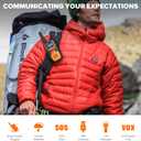 Wishouse Walkie Talkies for Adults Long Range-Rechargeable 4 Pack 2 Way Radios, Hiking Accessories Camping Gear Xmas Birthday Gift for Kids Family with Lamp,SOS Siren,NOAA Weather Alert,Easy to Use