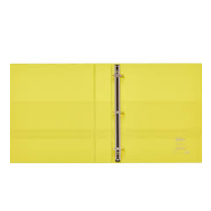 Five Star 1-1/2 Inch 3 Ring Binder, View Binder, Customizable Cover, Color Selected for You, 1 Count (26146)