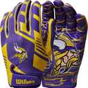 Wilson NFL Stretch Fit Football Gloves – Youth and Adult Sizes