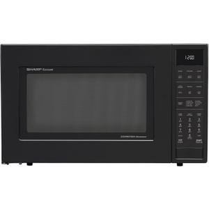 SHARP SMC1585KB Convection Countertop Microwave Oven with Removeable 15.4" Carousel Turntable, 1.5 Cubic Feet, 900 Watt, Sensor Cooking, Black