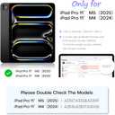 OMOTON PAPERSENSE 2 Pack Paper Screen Protector for iPad Pro 11 inch M5 M4 (6th&5th Gen, 2025/2024), Anti-glare Matte PET Film with Easy Installation Tray, Draw Like on Paper, Ultra-Responsive