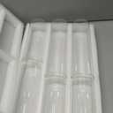 Didaey 12 Pcs Thin Cylinder Vases Set for Centerpieces 2.5'' Diameter 2mm Thickness Clear Glass Vase Hurricane Floating Candle Holder for Wedding Table Decoration (2.5'' X 5'',6'',8'')