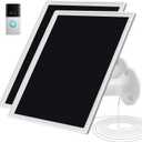 Solar Panel Charger for Ri ng doorbell Camera, Compatible with Ring Video Doorbell 3/3+/4, Battery Video Doorbell Plus, Not for Ring Video Doorbell 2, Waterproof, 6W Fast Charging (2Pack)