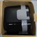 Electric Lunch Box for Adults, 2.8L Double Layer 100W Fast Heated Lunch Box, Heating Food Heater Warmer for Home Office Car Truck Use, Extra Large Lonchera Electrica Porttil 12/24V/110-230V, Black