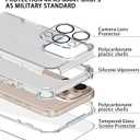 Diverbox for iPhone 16 Pro Max Case [Shockproof] [Dropproof] [Tempered Glass Screen Protector + Camera Protectors] Heavy Duty Protection Phone Case Cover for Apple iPhone 16 Pro Max (Matte Clear)