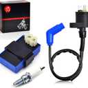 igniter CDI Box and Ignition Coil Spark Plug For Honda FourTrax 300 TRX 300 TRX300FW 2x4 4x4 1989 1990 1991 1992 1993 OEM 30410-HC4-770 30510-HC4-000