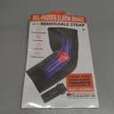 DR. BRACE Elite Elbow Brace Support, Breathable Elbow Compression Sleeve with Gel Pad for Golfer's, Tennis Elbow & Tendonitis Treatment & Pain Relief 2024 (Black, Medium)