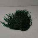 Long Curly Wavy Green Wig for Women Natural Ombre Fluffy Synthetic Hair for Costume Cosplay Halloween Party