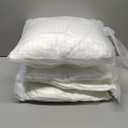 Oubonun 18 x 18 Throw Pillow Inserts, Firm and Fluffy Decorative Square Pillows for Couch Bed Sofa with Soft Cotton Cover White Cushion with Down Alternative Pack of 4