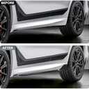 Side Skirts Compatible with 2019 2020 2021 2022 2023 2024 2025 BMW G05 X5 M Sport Left Right Side Skirt Rocker Panel Kit(Glossy Black)