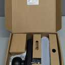 Veise VE028 Built-in Wi-Fi Smart Lock with Knob, Fingerprint Keyless Entry with Handle, App Remote & Voice Control, Electronic Digital Keypad for Front Door and Bedroom, IP65 Waterproof, Matte Black