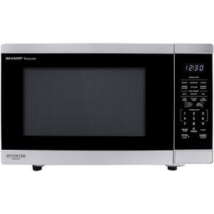 SHARP Countertop Microwave Oven with Removable 12.4" Carousel Turntable, 1100 Watt, 1.4 Cubic Feet, Stainless Steel
