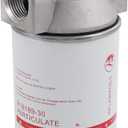 High Flow Fuel Filter, 1 NPT 30 Micron Spin-on Cartridge Style for Mobile and Stationary Fuel Pump Tank Boat