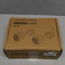 Zempox Adjustable Dumbbell Set of 2, 4 in 1 Free Weights Dumbbells Set for Women, Hand Weights for Women at Home, Each 2lb 3lb 4lb 5lb with TPU Soft Rubber Handle for Home Gym Exercise Training (Blue)