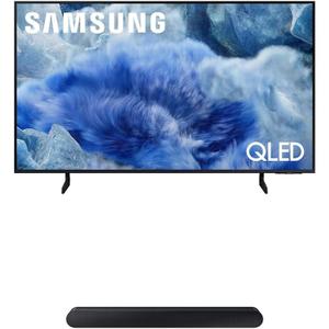 Samsung 43-Inch Class QLED Q8F 4K UHD Smart TV (2025 Model) Q4 AI Processor, 100% Color Volume S60D 5.0ch Soundbar w/Wireless Dolby Atmos Audio, All-in-One Design HW-S60D/ZA