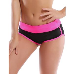 BUBBLELIME XS-XXL Sexy Booty Yoga Shorts Running Shorts Women Workout Fitness Active Wicking Yoga Tummy Control UPF30+ (Medium, Bwhb030 Pink_black)