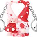 2pcs Valentines Gnomes Magnetic Keychain Matching Couple Gifts Valentines Gnome Gifts for Him and Her