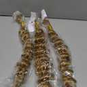 Cklikeb Braiding Human Hair 150g 16 Inch Color 27# Deep Water Wave Bulk Human Hair for Braiding No Weft Brazilian Virgin Deep Curly Human Hair Extensions for Boho Braids (27#, 16Inch 150g)