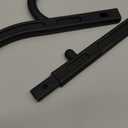 LiBa Back and Neck Massager - Trigger Point Massage Tools for Pain Relief and Manual Massage Hook Therapy Handheld Back Neck Shoulder Massager Black - Gift for Women & Men