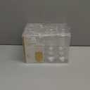 N9R 12PCS Plastic Champagne Flutes, 9 oz Stemless Disposable Gold Rim Toasting Glasses, Crystal Clear Cocktail Cups Drinkware Shatterproof Ideal for Party Wedding Birthday