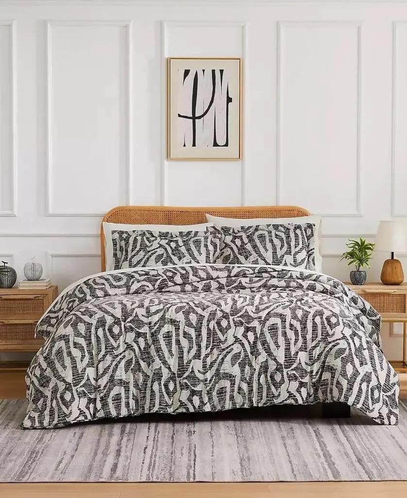 SOUTHSHORE FINE LINENS Khari Microfiber 2 Piece Duvet Cover Set, Queen Size