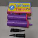 Balloon Pump Hand Held, Inflator Air Pump for Balloons - 2Way Dual Action, 2Pack: Friends can Help - Easy to Use,Sturdy Ballon Inflator Pump
