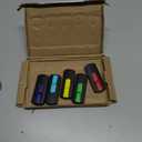 Aiibe 128GB Flash Drive 5 Pack 128GB USB Flash Drives Thumb Drive 128 GB USB Drive USB 2.0 Memory Sticks Jump Drives 128G (5 Pack, Red Green Cyan Yellow Purple)