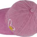 Pickleball Baseball Cap for Men Women, Funny Adjustable Embroidered Cotton Outdoor Sport Pickle Ball Heart Hat (Pink)